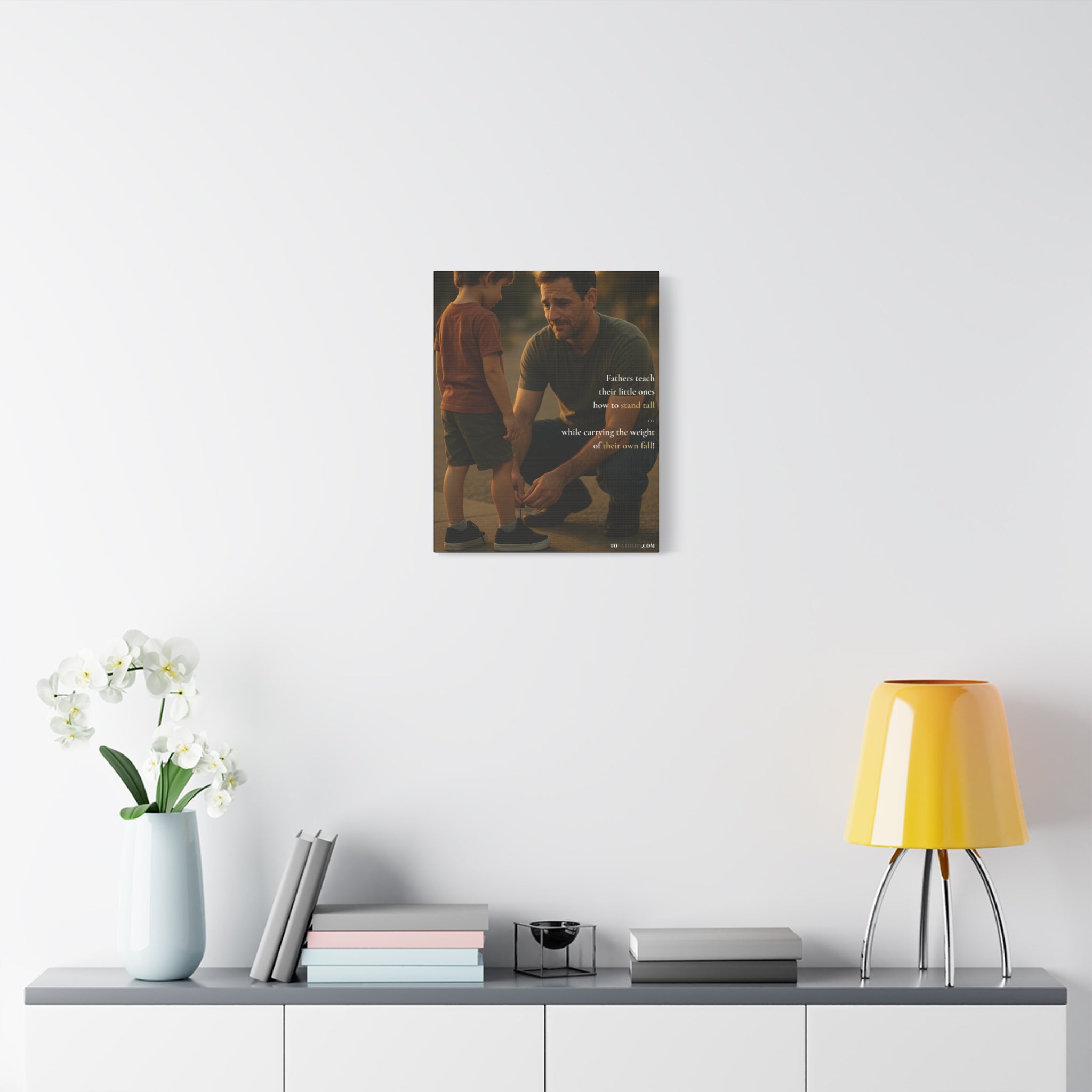 “Stand Tall” - A Father’s Quiet Strength Poster