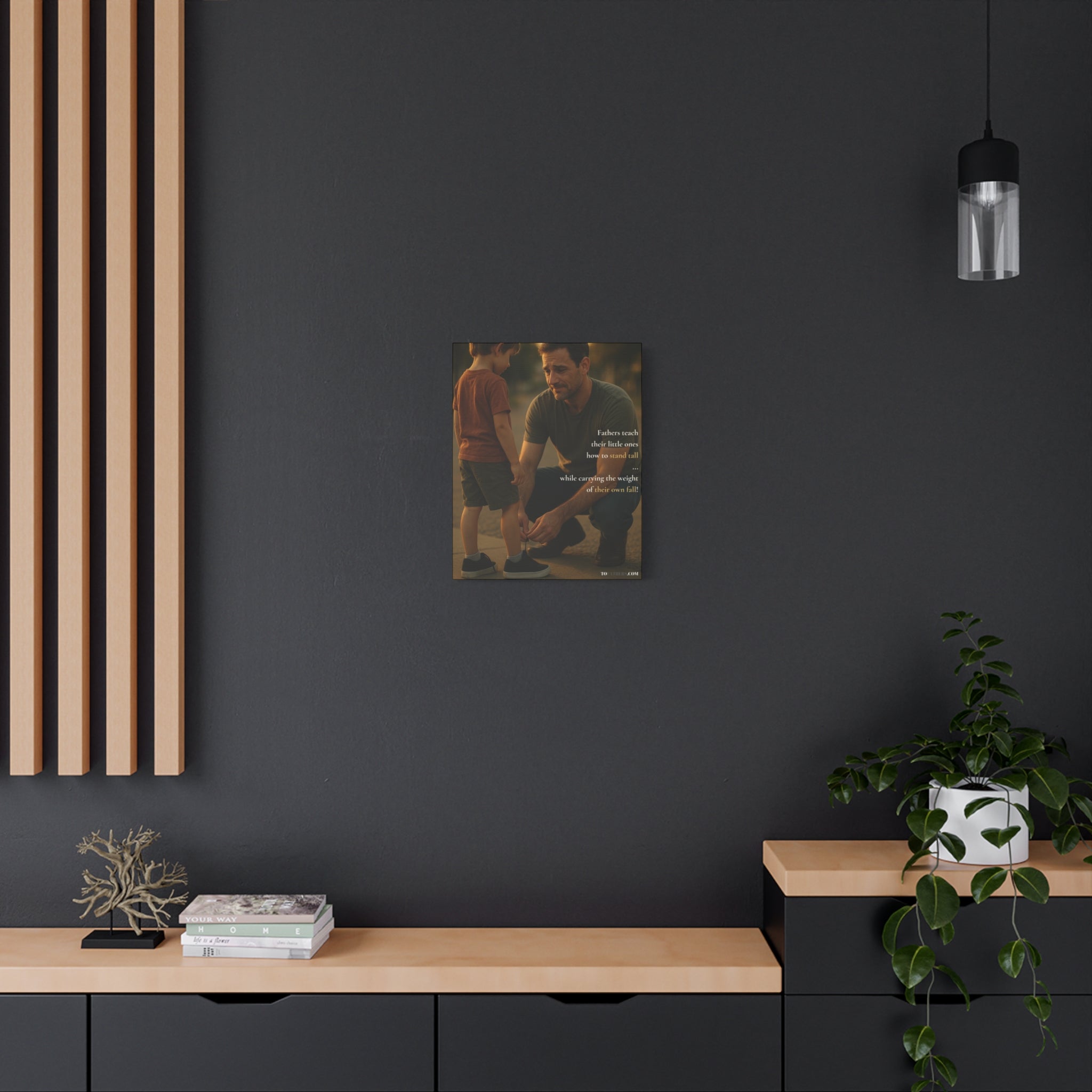 “Stand Tall” - A Father’s Quiet Strength Poster
